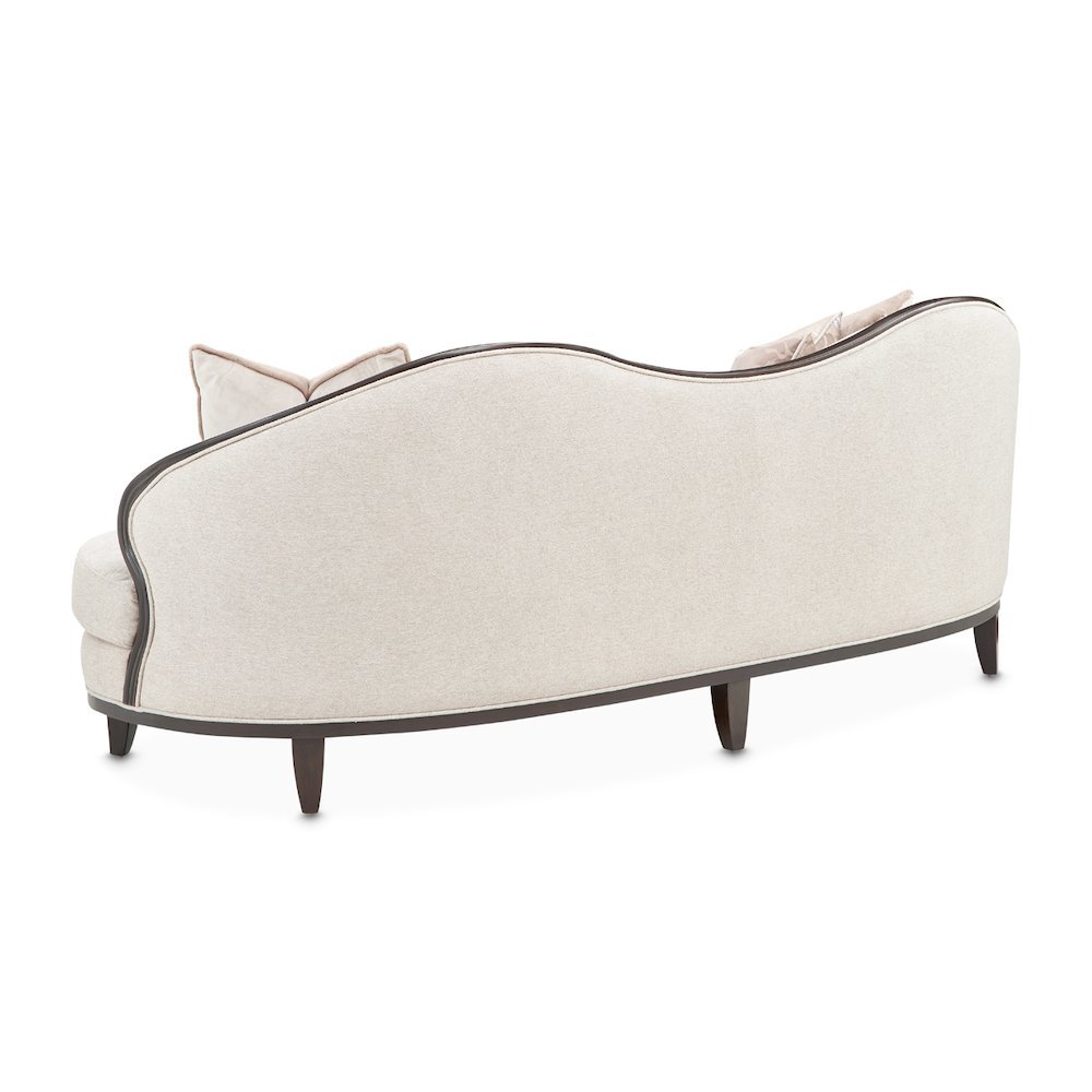 Camellia Field Chenille Sofa - Linen/Warm Pecan. Picture 6