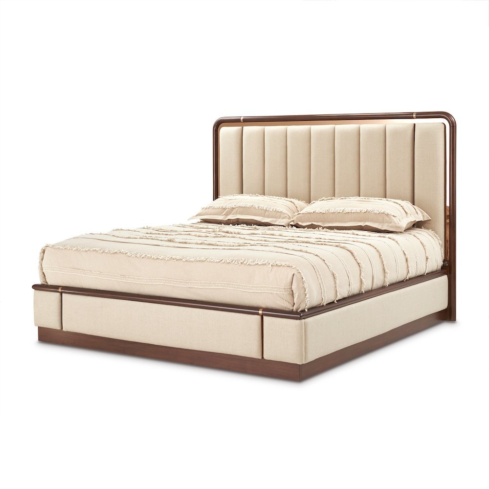 Mason Park King Lift Up Storage Bed - Umber. Picture 1