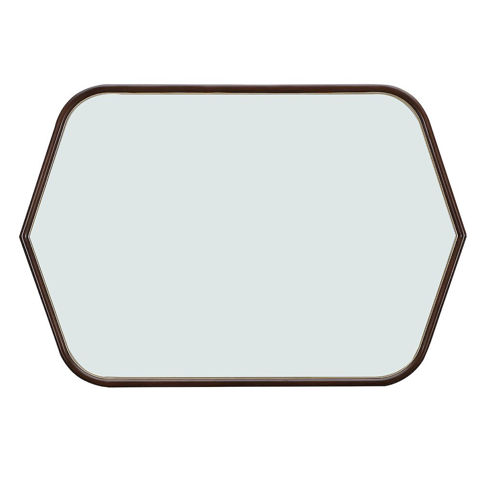 Houston Wall Mirror - Walnut. Picture 3