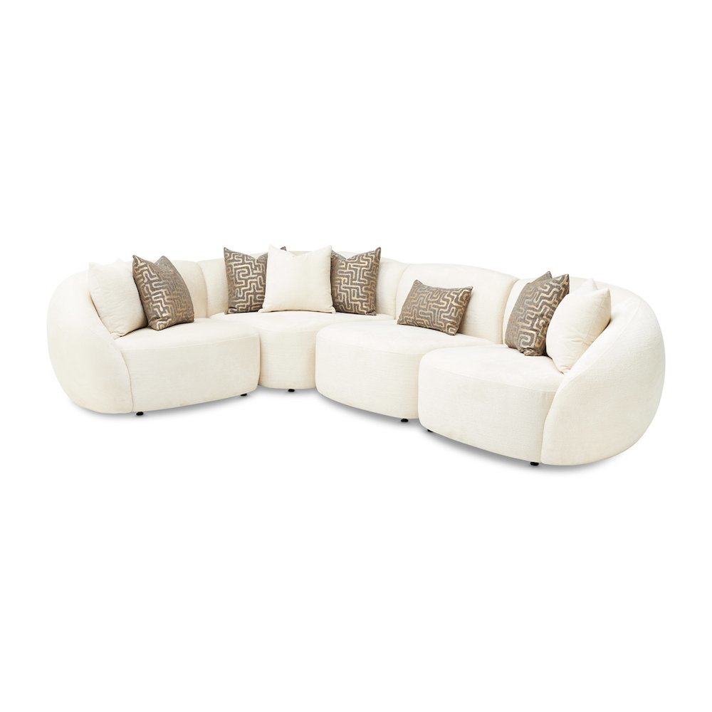 Le Montreaux 5-Piece Modular Sectional - Gardenia. Picture 4