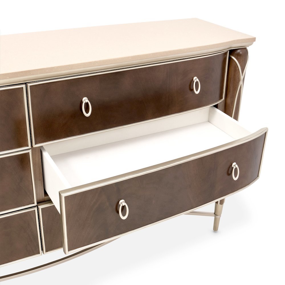 Villa Cherie Dresser - Hazelnut. Picture 6