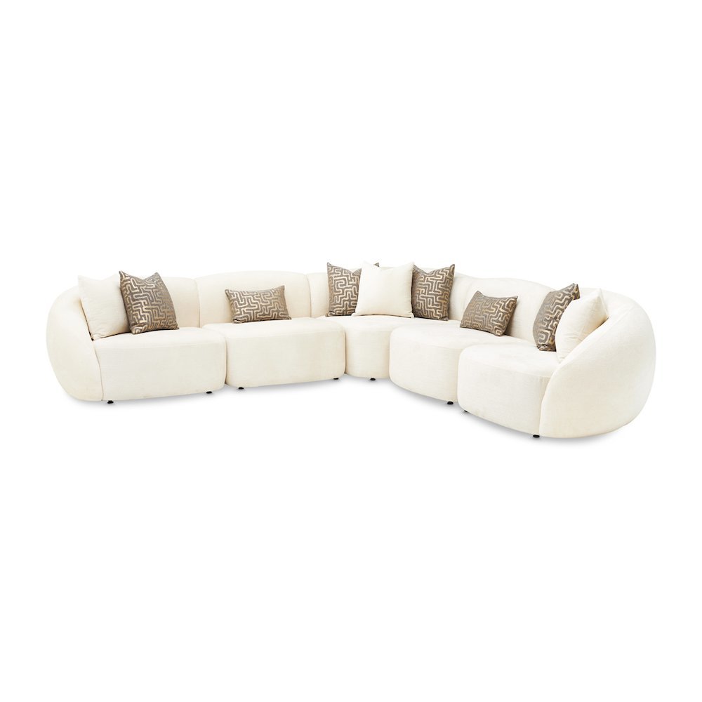 Le Montreaux 5-Piece Modular Sectional - Gardenia. Picture 1