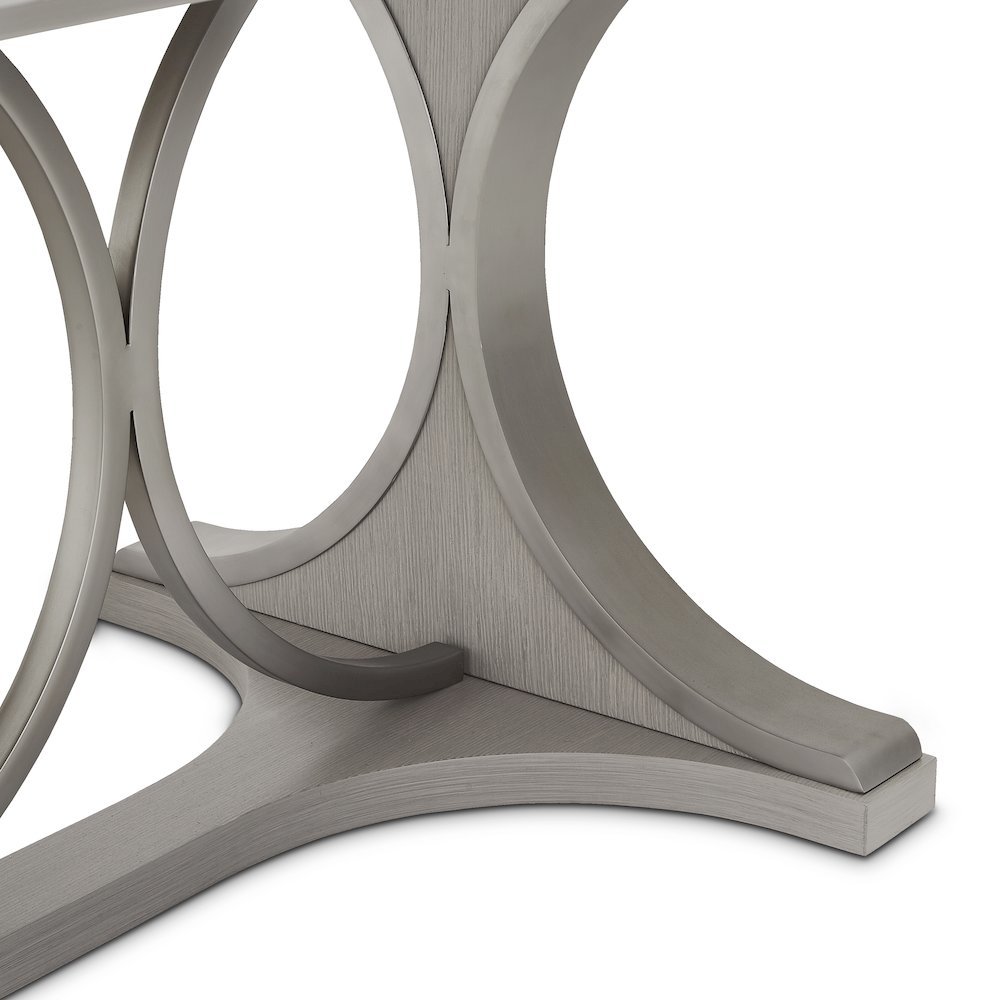 Eclipse Oval Dining Table - Moonlight Gray. Picture 5