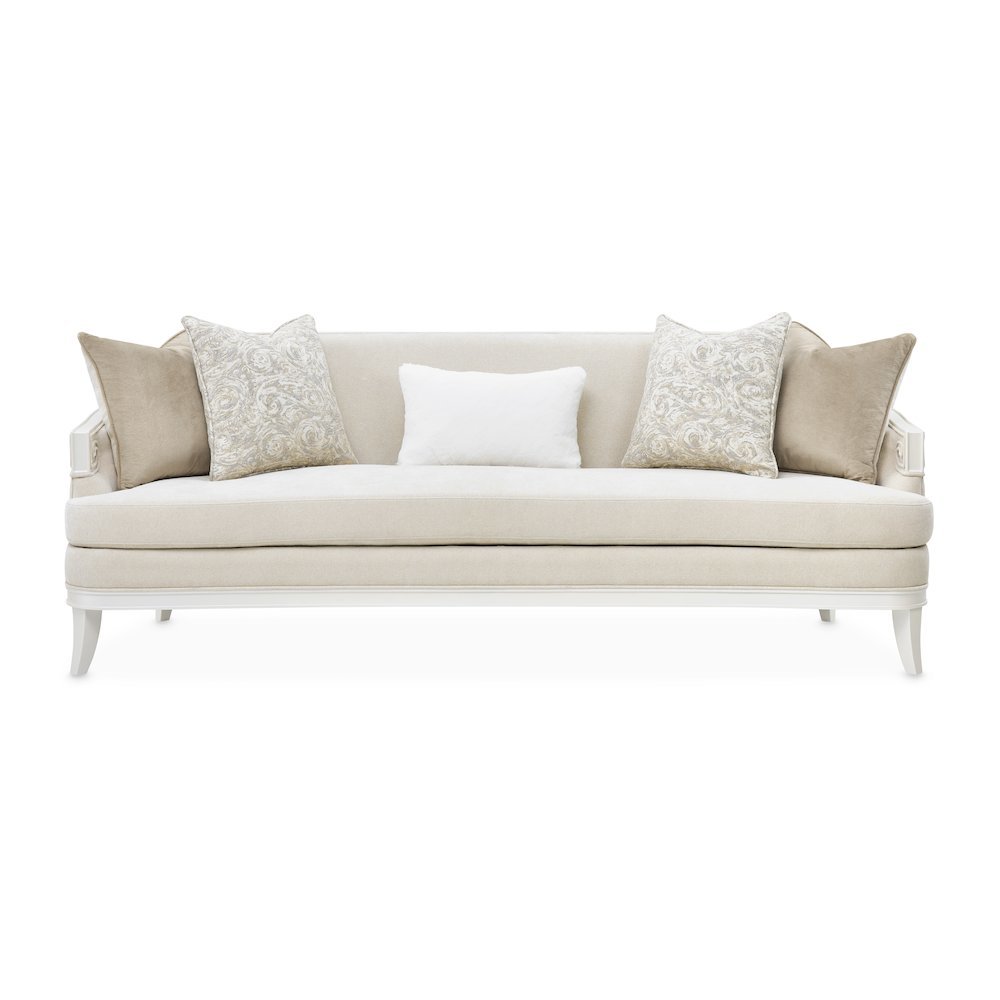 La Marisia Chenille Sofa - Tranquil/Creamy Pearl. Picture 1