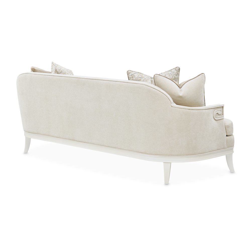 La Marisia Chenille Sofa - Tranquil/Creamy Pearl. Picture 4