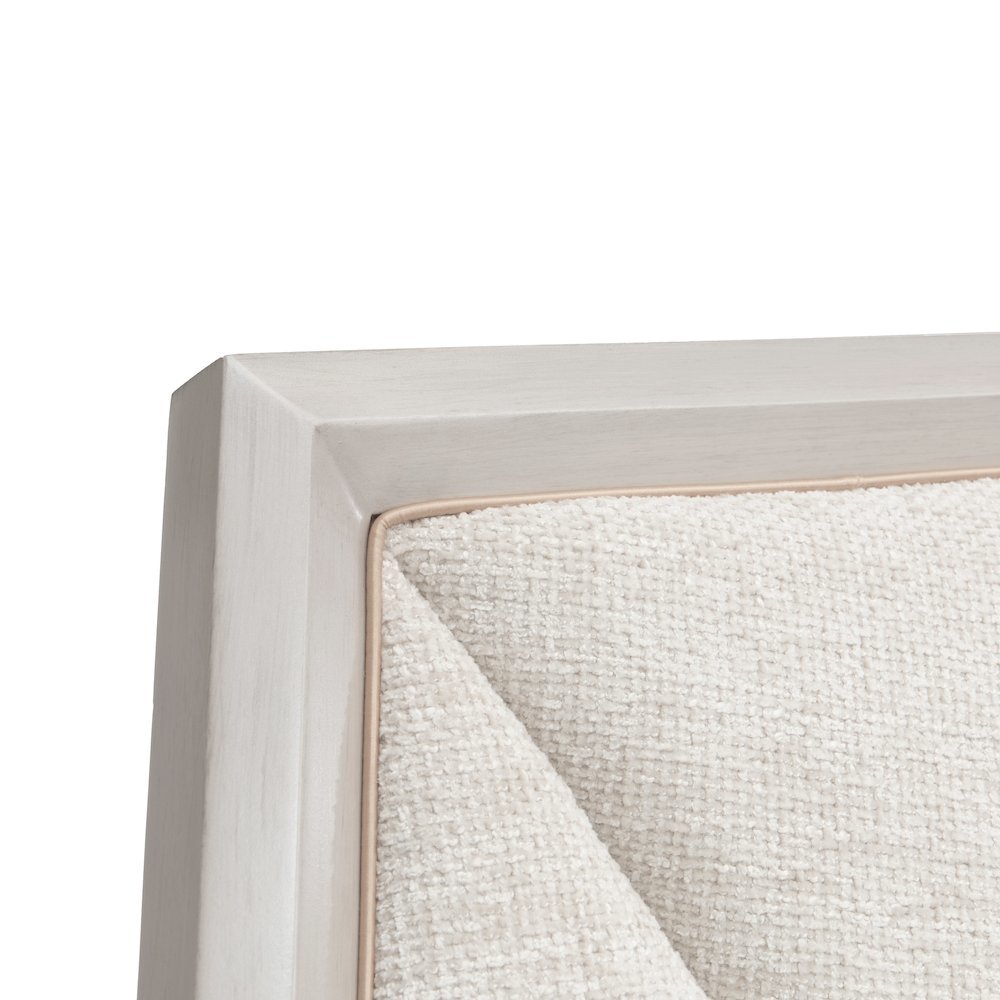 Fantosini King Tufted Panel Bed - Silver Mist. Picture 6