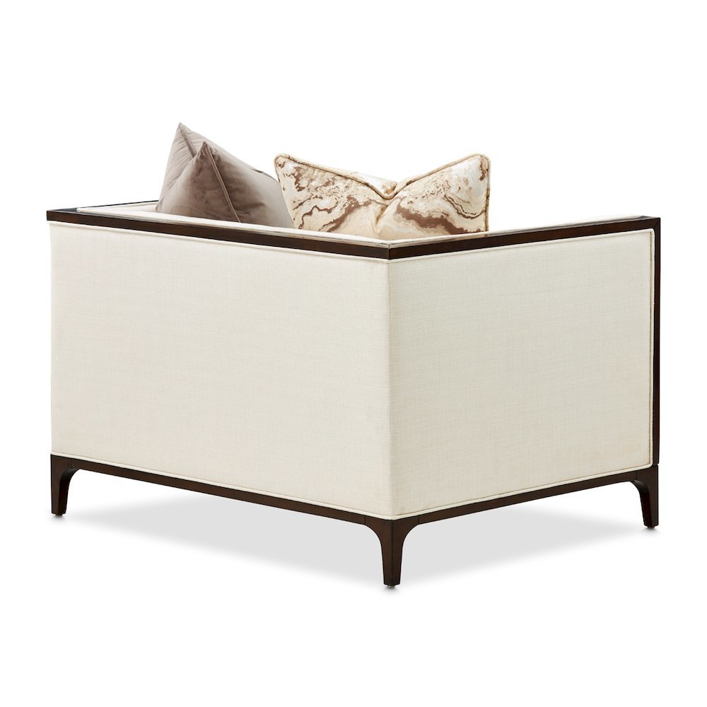 Belmont Place Matching Chair - Cream/Espresso. Picture 5