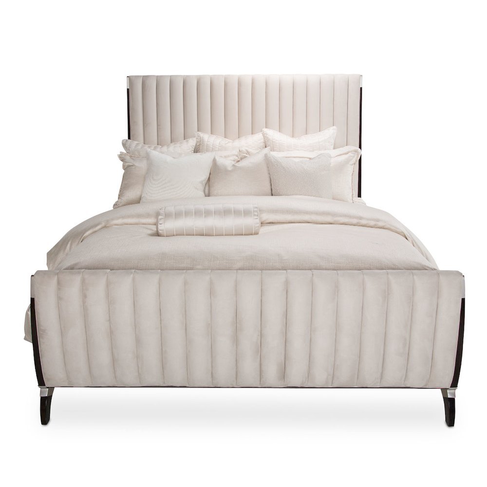 Paris Chic Eastern King Sleigh Bed - Espresso. Picture 3