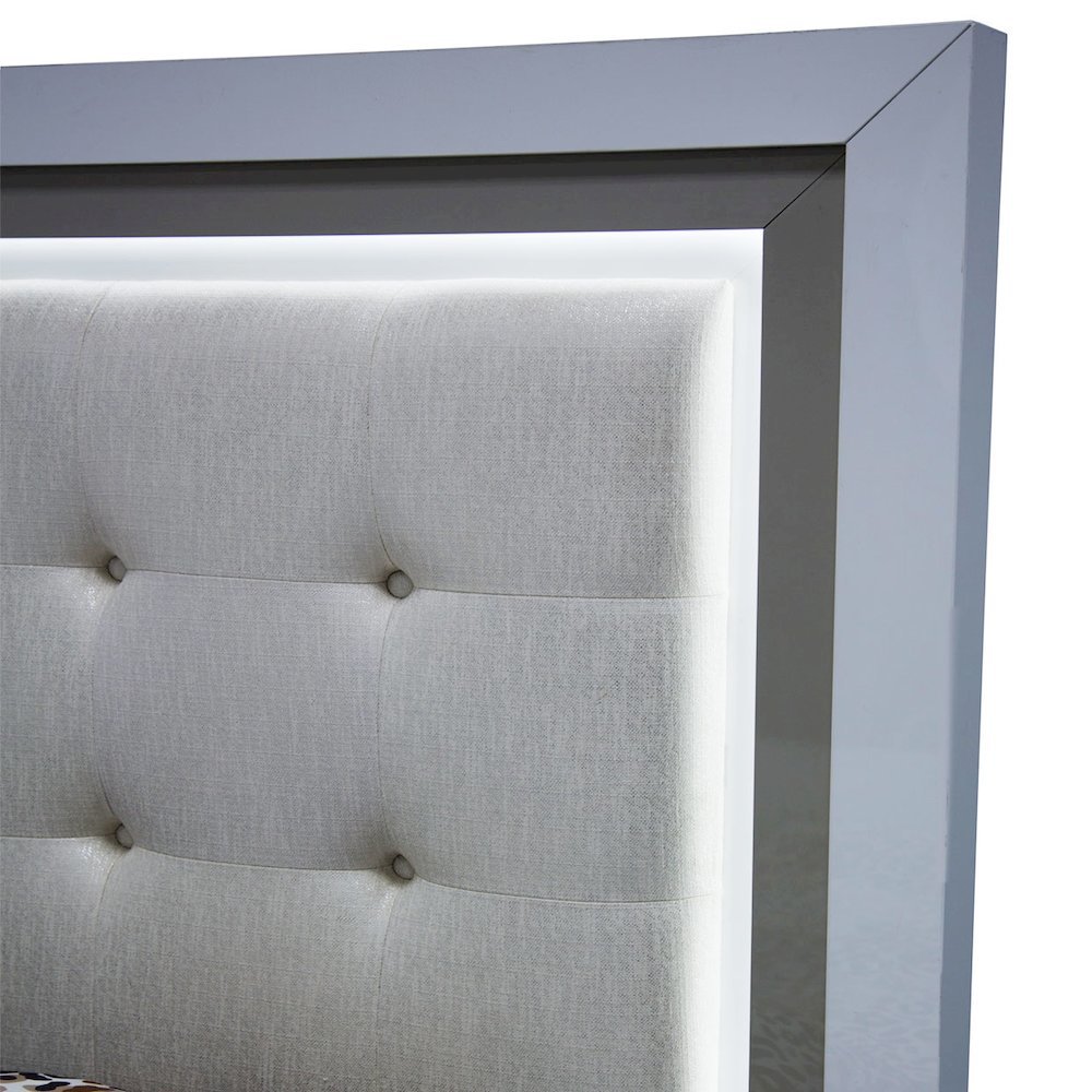 Sky Tower Queen Bed - Cloud White. Picture 6