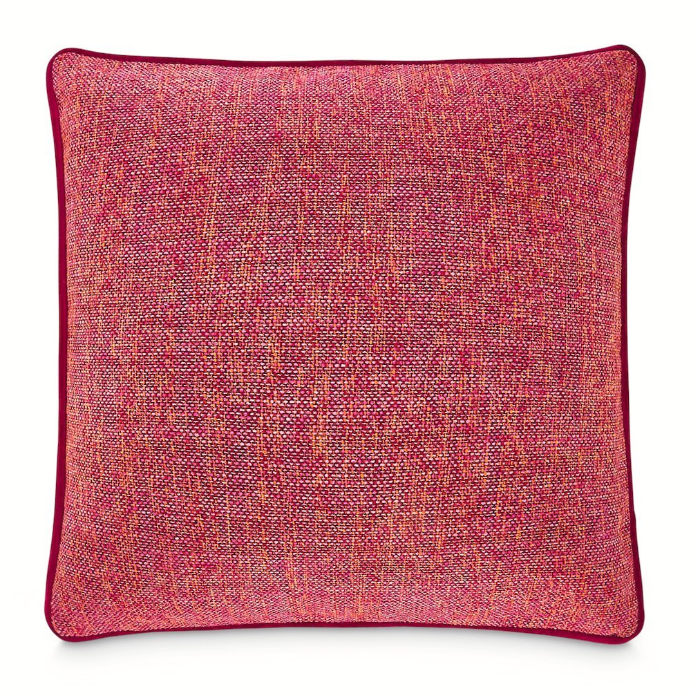 Boho DeAnza  20" Square Pillow, Set of 2 - Berry. Picture 1