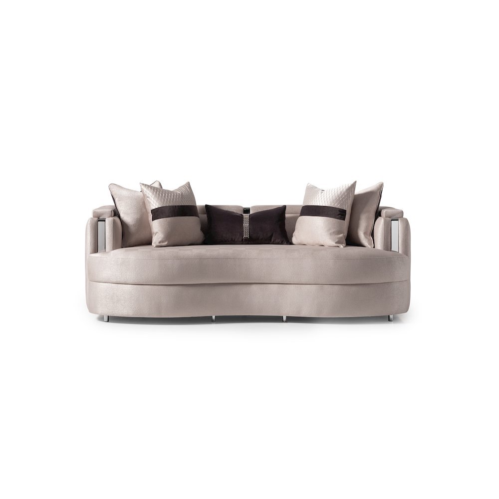 Carmela Sofa - Zinc/Silver. Picture 2