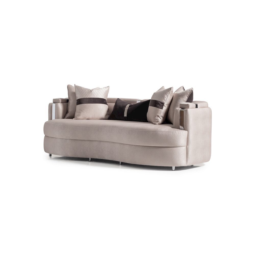 Carmela Sofa - Zinc/Silver. Picture 1