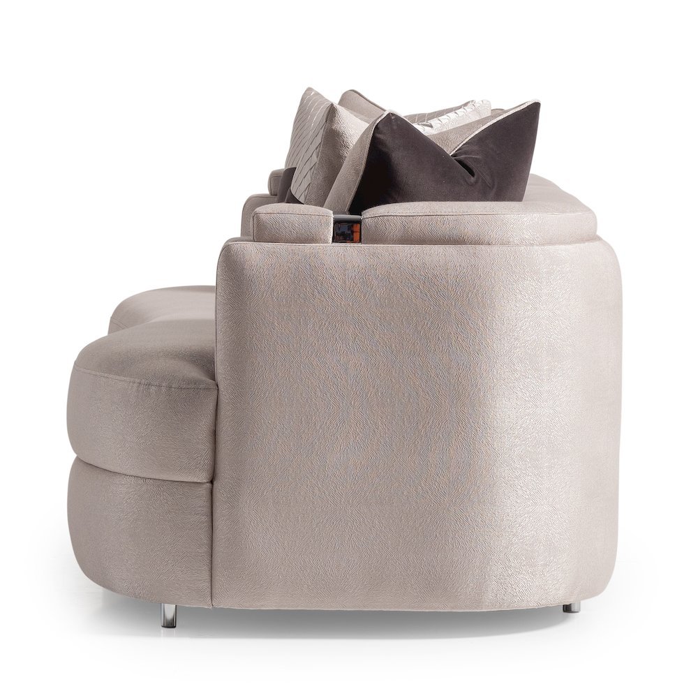 Carmela Sofa - Zinc/Silver. Picture 3