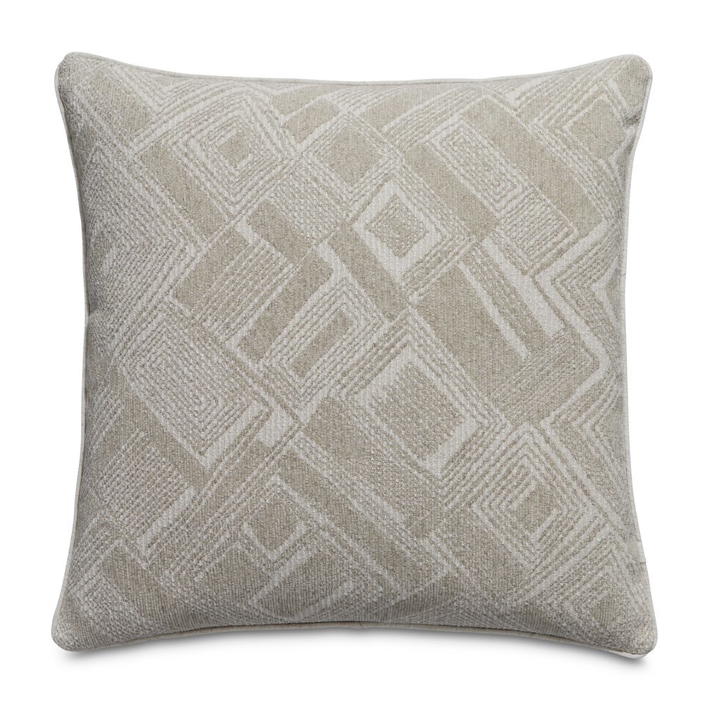 Moonbeam Moro 19" Square Throw Pillow, Set of 2 - Natural. Picture 1