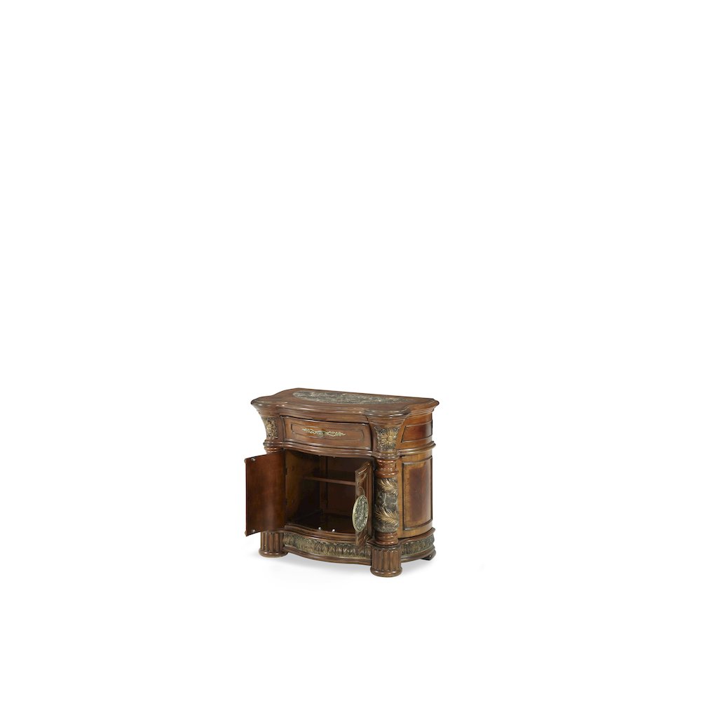 Villa Valencia Bedside Chest - Classic Chestnut. Picture 12