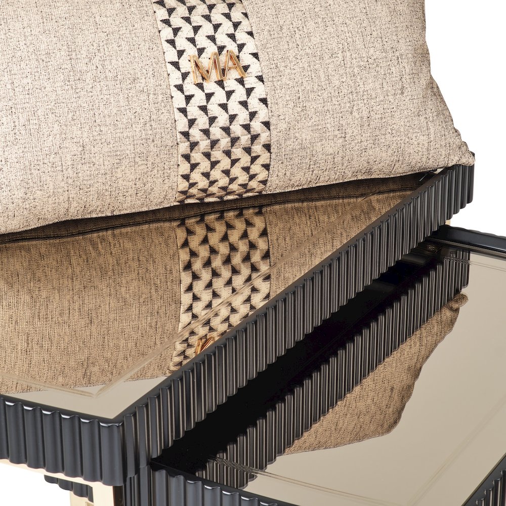 Lisbon Nesting Tables, Set of 3 - Silken Matte Black. Picture 8
