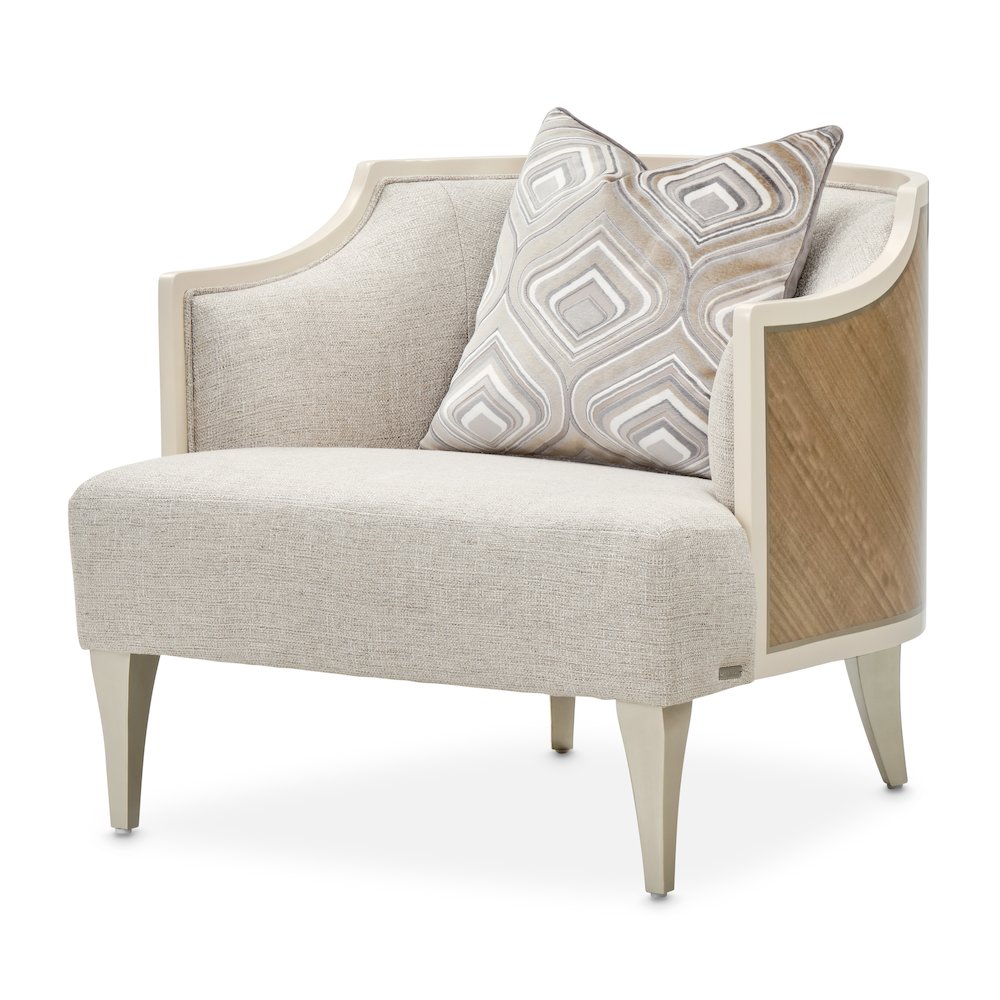 Camden Court Accent Chair - Flax/Pearl. Picture 1