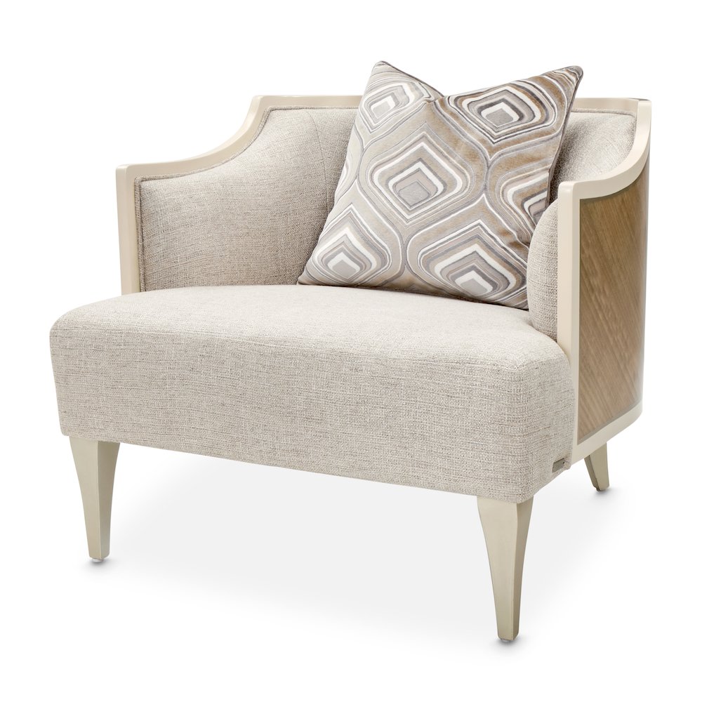 Camden Court Accent Chair - Flax/Pearl. Picture 14