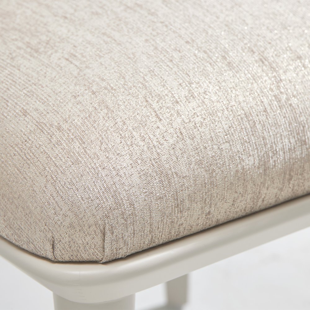 Lisbon Dining Side Chair - Silken Matte Cream Set of 2. Picture 13