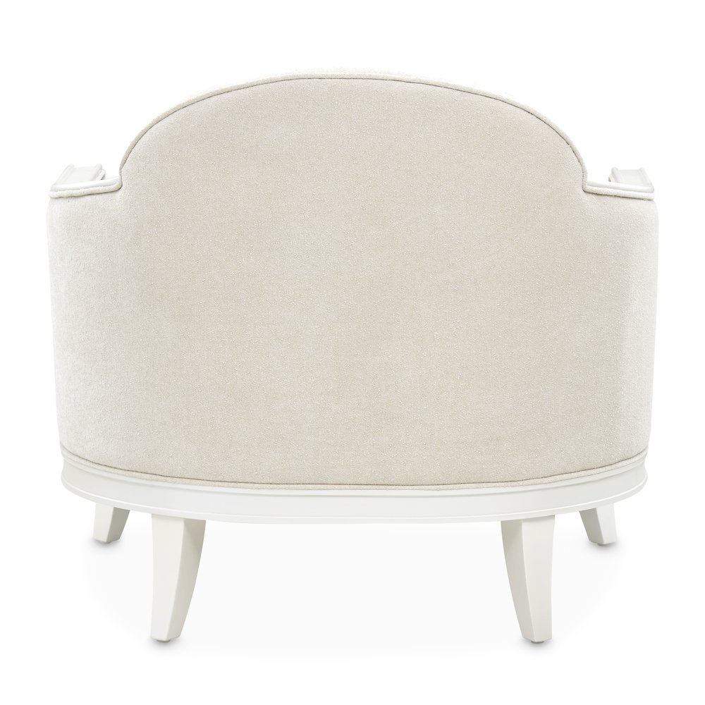 La Marisia Chenille Matching Chair - Tranquil/Creamy Pearl. Picture 5