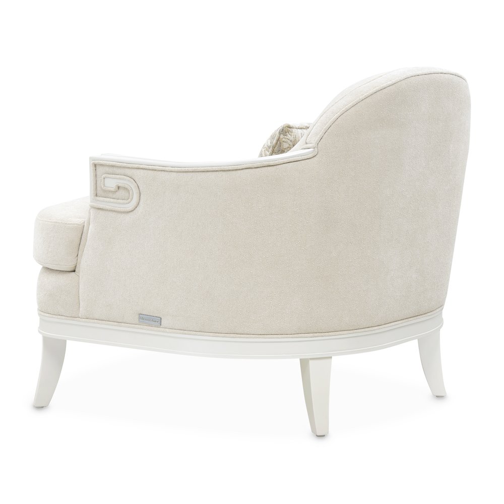 La Marisia Chenille Matching Chair - Tranquil/Creamy Pearl. Picture 6