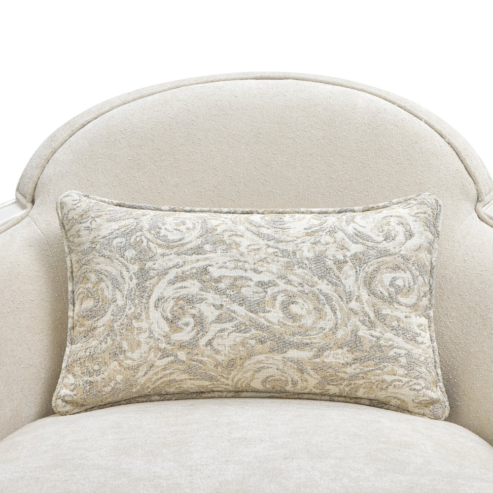 La Marisia Chenille Matching Chair - Tranquil/Creamy Pearl. Picture 14