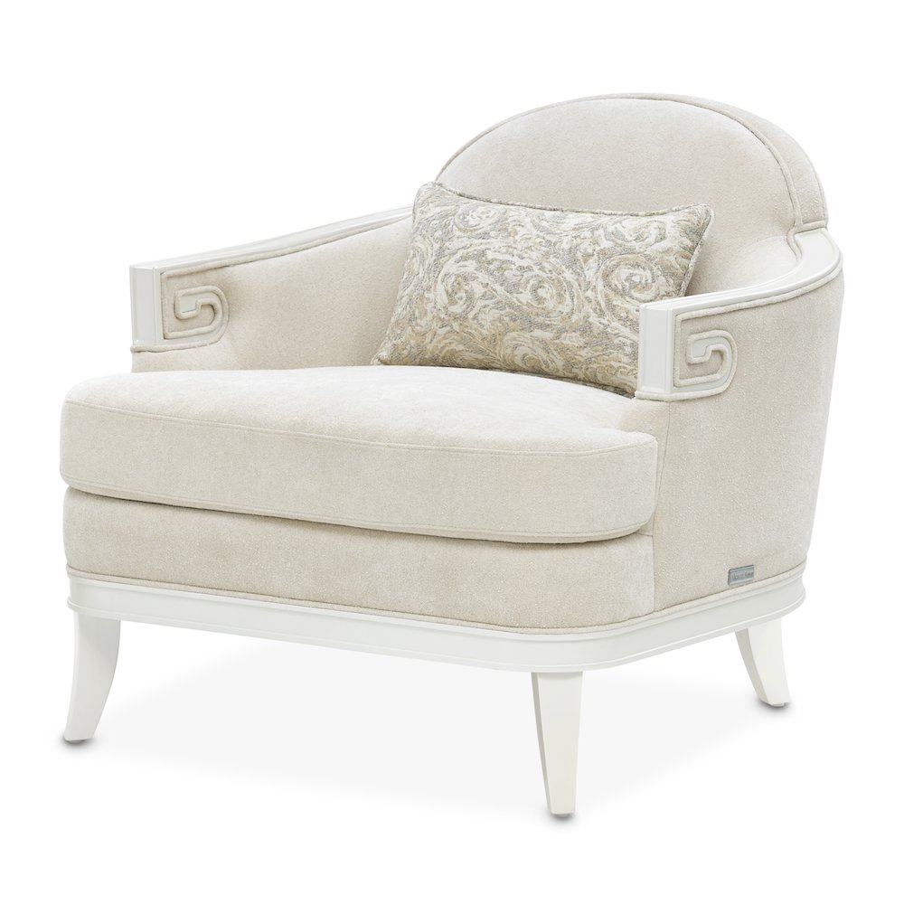 La Marisia Chenille Matching Chair - Tranquil/Creamy Pearl. Picture 34
