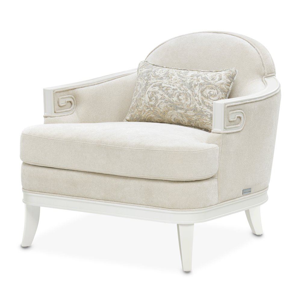 La Marisia Chenille Matching Chair - Tranquil/Creamy Pearl. Picture 33