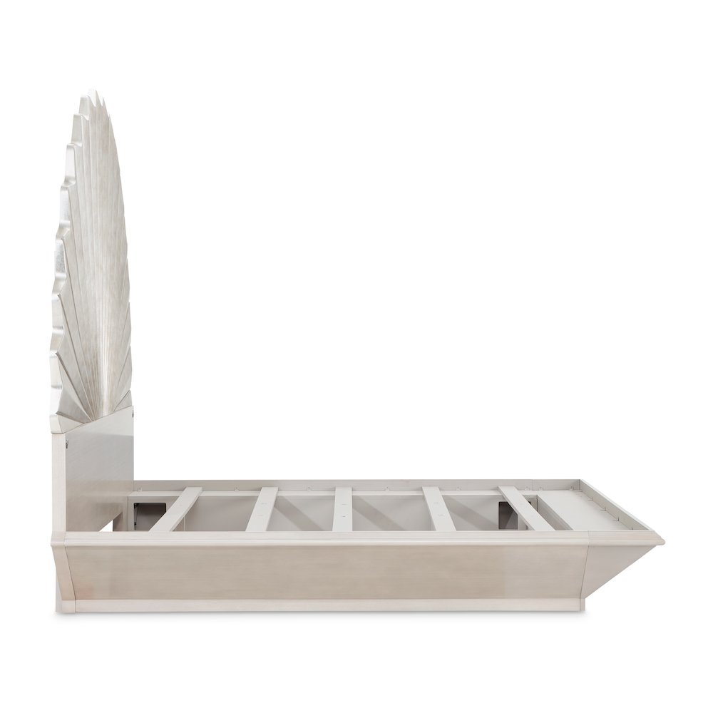 Fantosini King Fan Bed - Silver Leaf. Picture 1