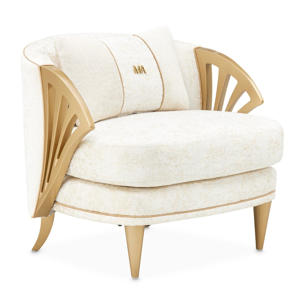 La Terrazza Accent Chair - Starlight/Light Champagne. Picture 4