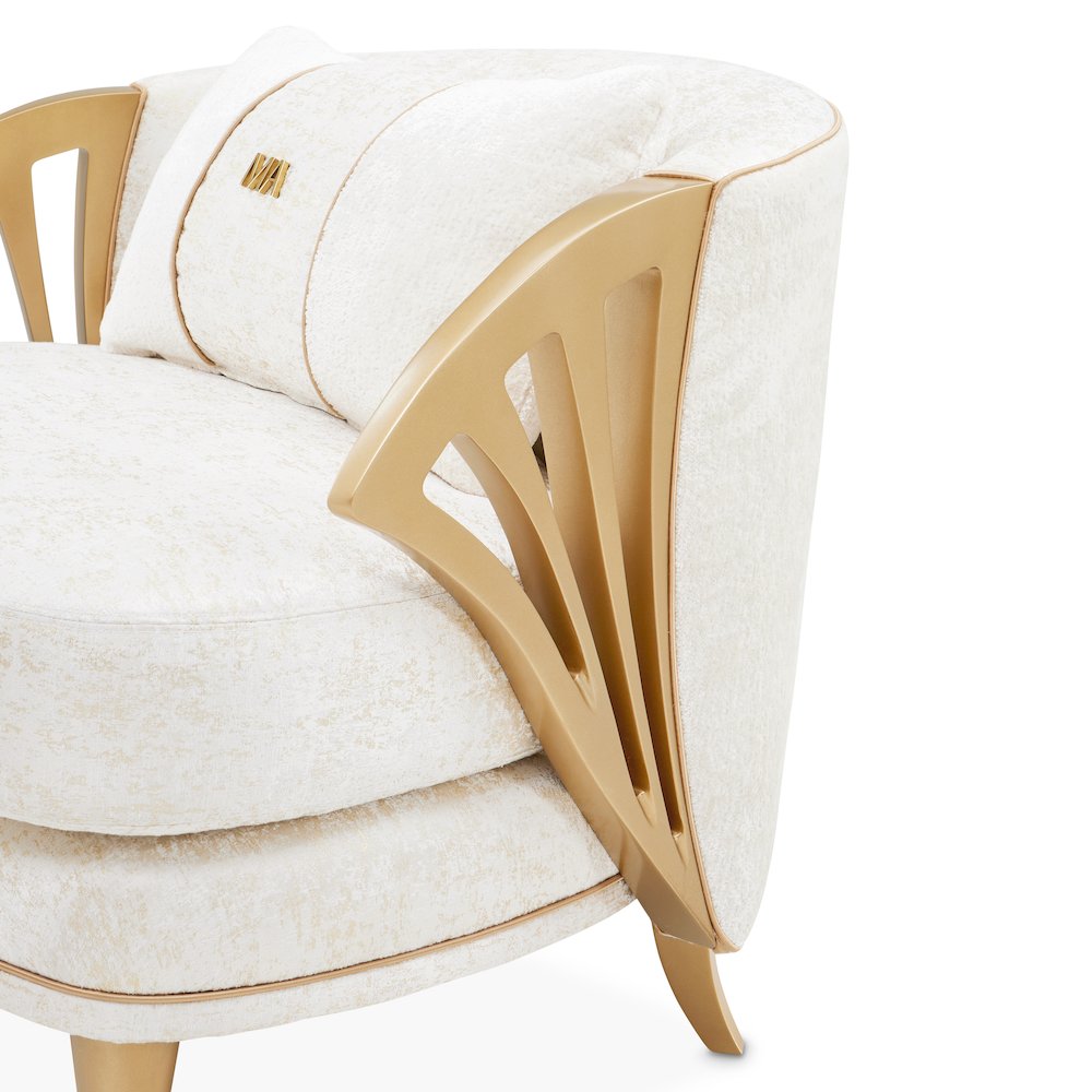 La Terrazza Accent Chair - Starlight/Light Champagne. Picture 13