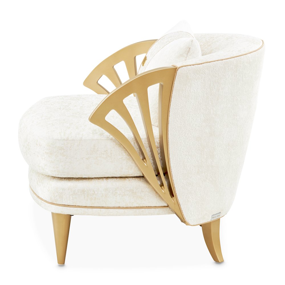 La Terrazza Accent Chair - Starlight/Light Champagne. Picture 7