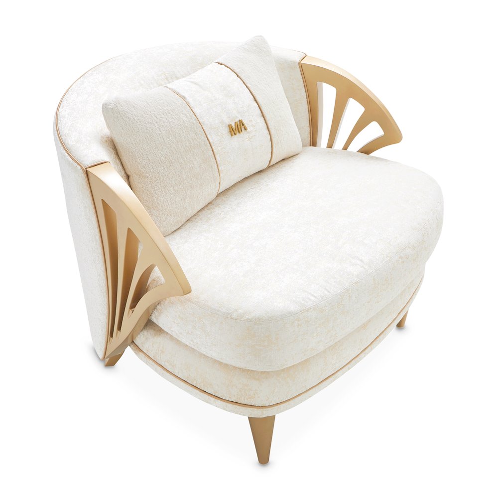 La Terrazza Accent Chair - Starlight/Light Champagne. Picture 8