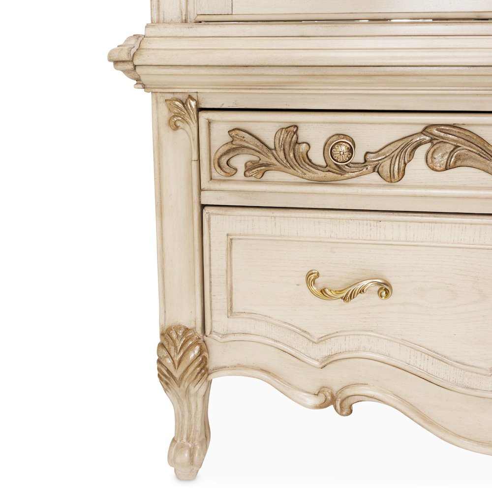 Platine de Royale Curio Display Cabinet - Champagne. Picture 8