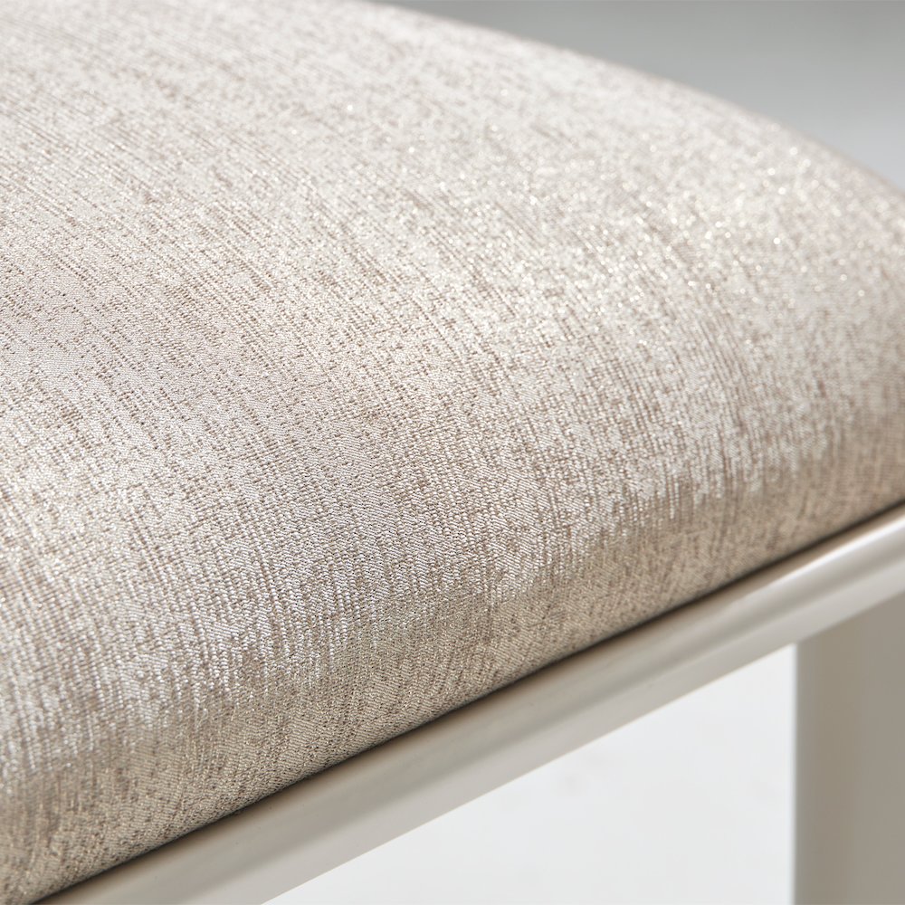 Lisbon Dining Side Chair - Silken Matte Cream Set of 2. Picture 14