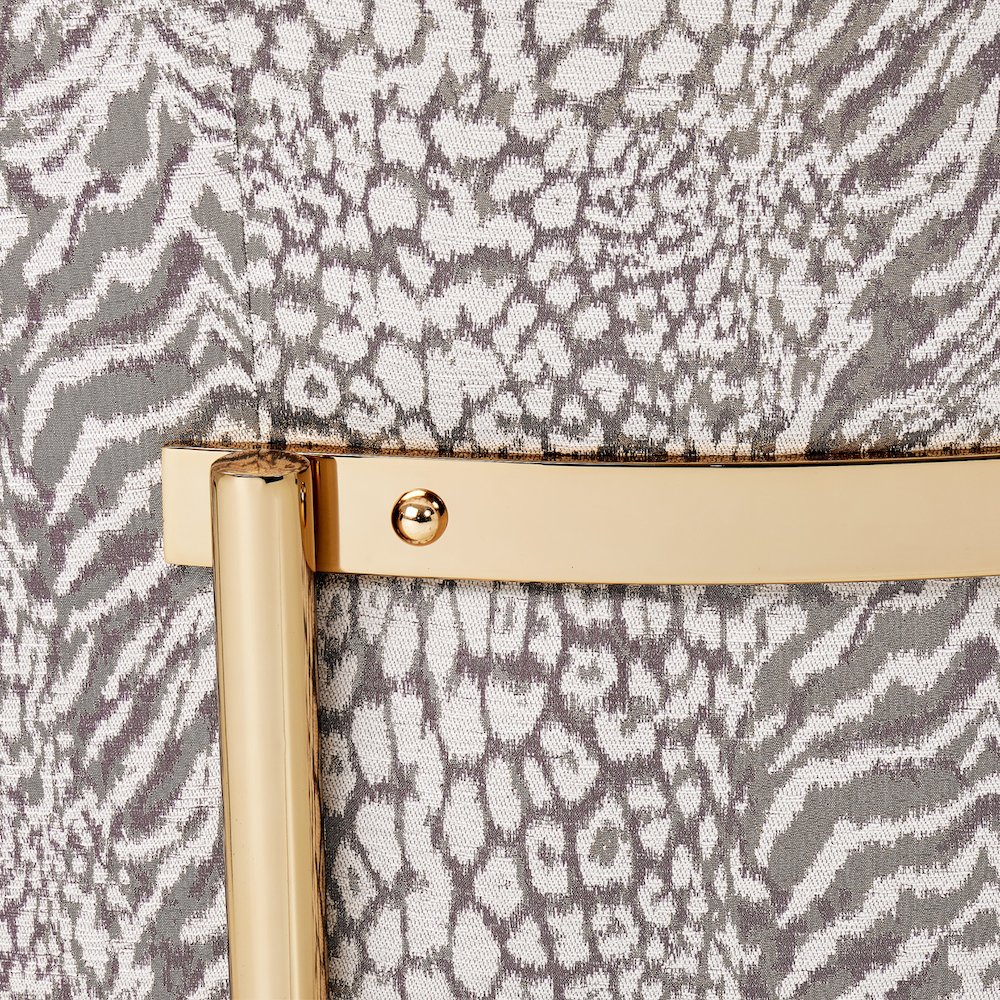 Lisbon Accent Chair - Opal/Gold. Picture 10