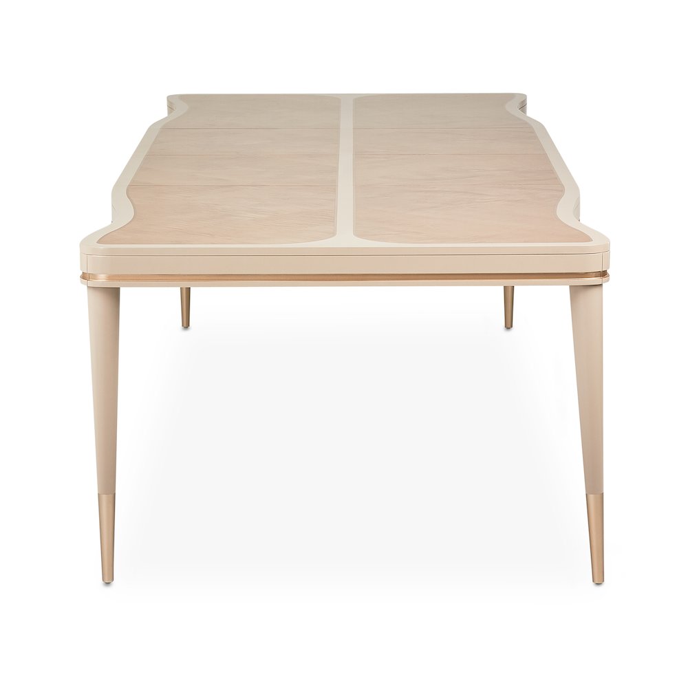 Malibu Crest Rectangular Dining Table - Blush. Picture 10