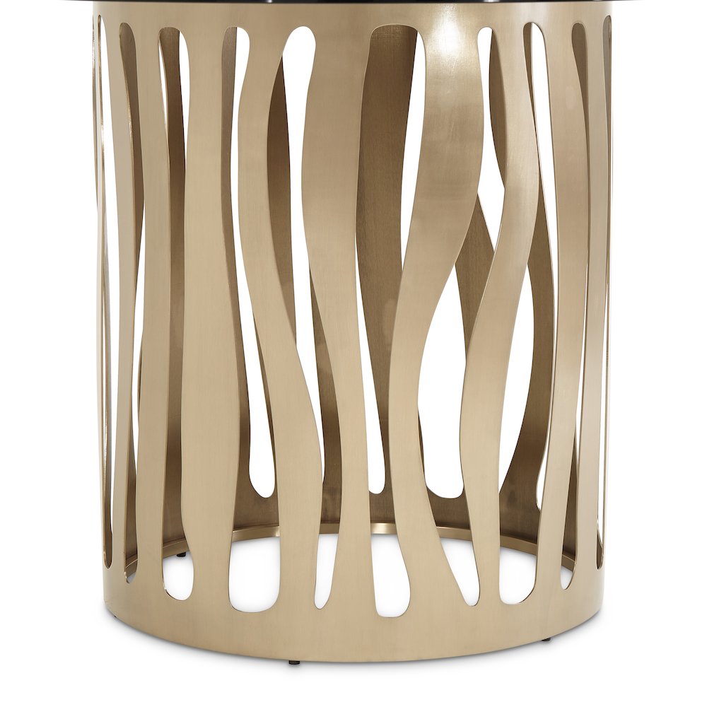 La Rachelle Round Dining Table - Chardonnay. Picture 6