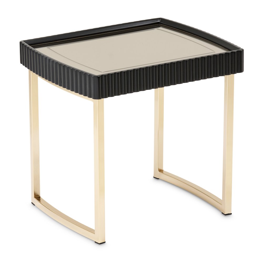 Lisbon Nesting Tables, Set of 3 - Silken Matte Black. Picture 10