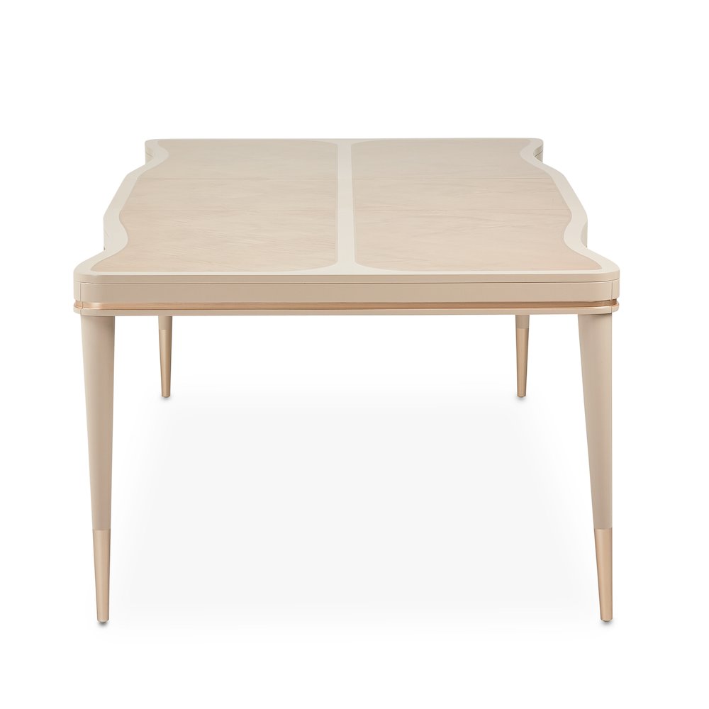 Malibu Crest Rectangular Dining Table - Blush. Picture 6