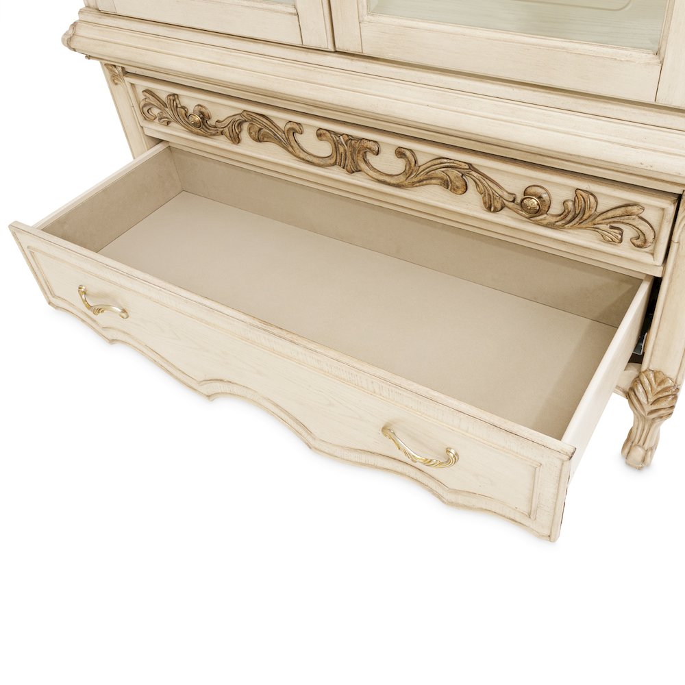 Platine de Royale Curio Display Cabinet - Champagne. Picture 7