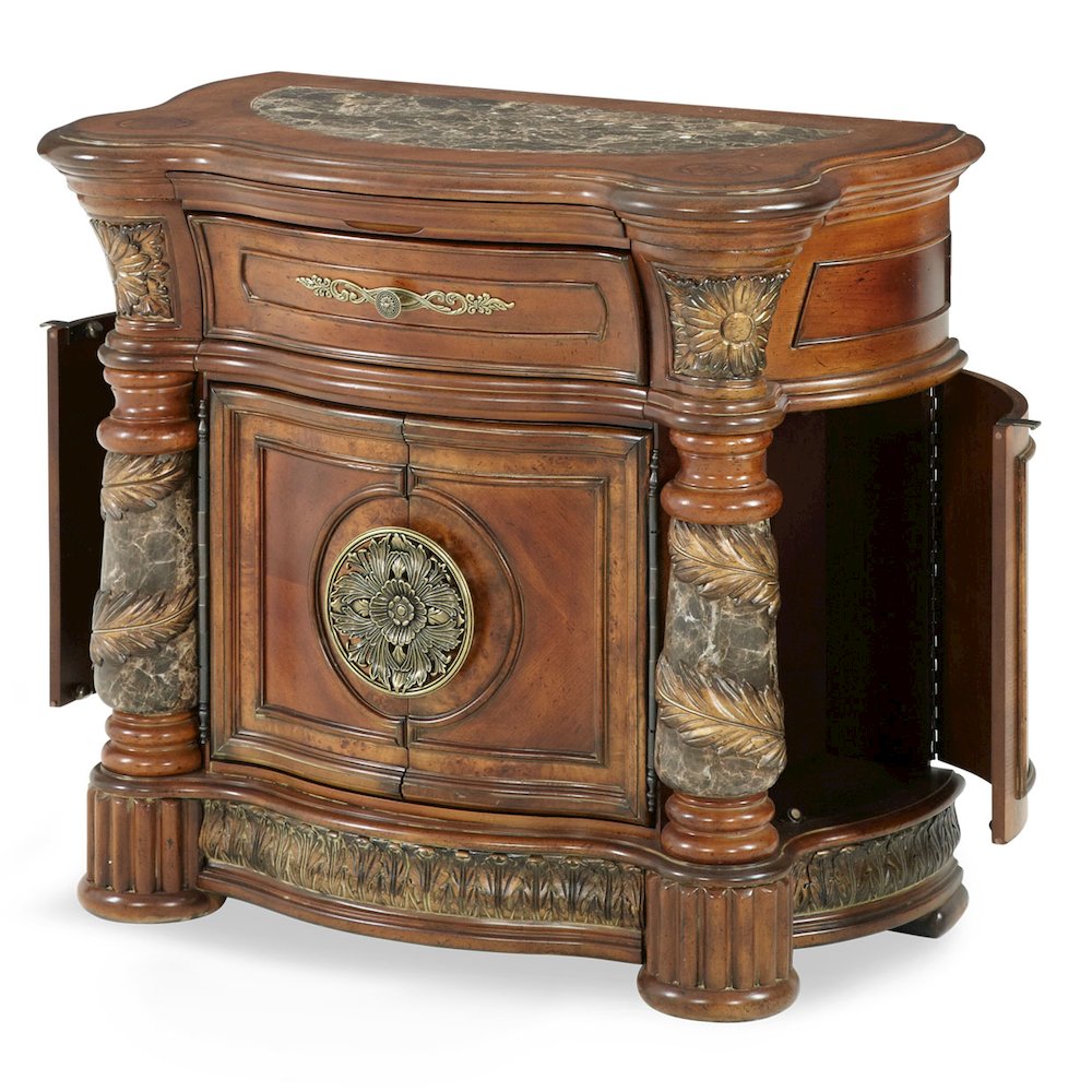 Villa Valencia Bedside Chest - Classic Chestnut. Picture 8