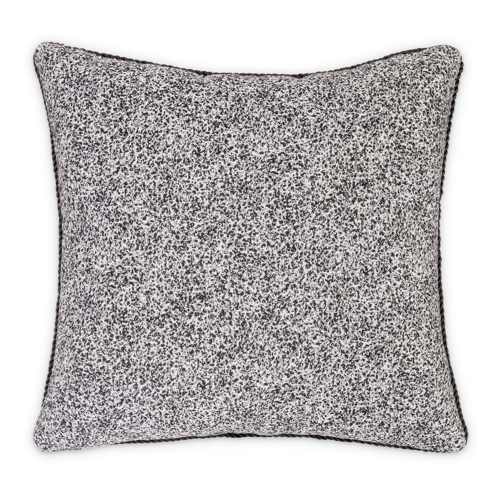 Uptown Downtown Ardent 20" Square Throw Pillow, Set of 2 - Black/White. Picture 6