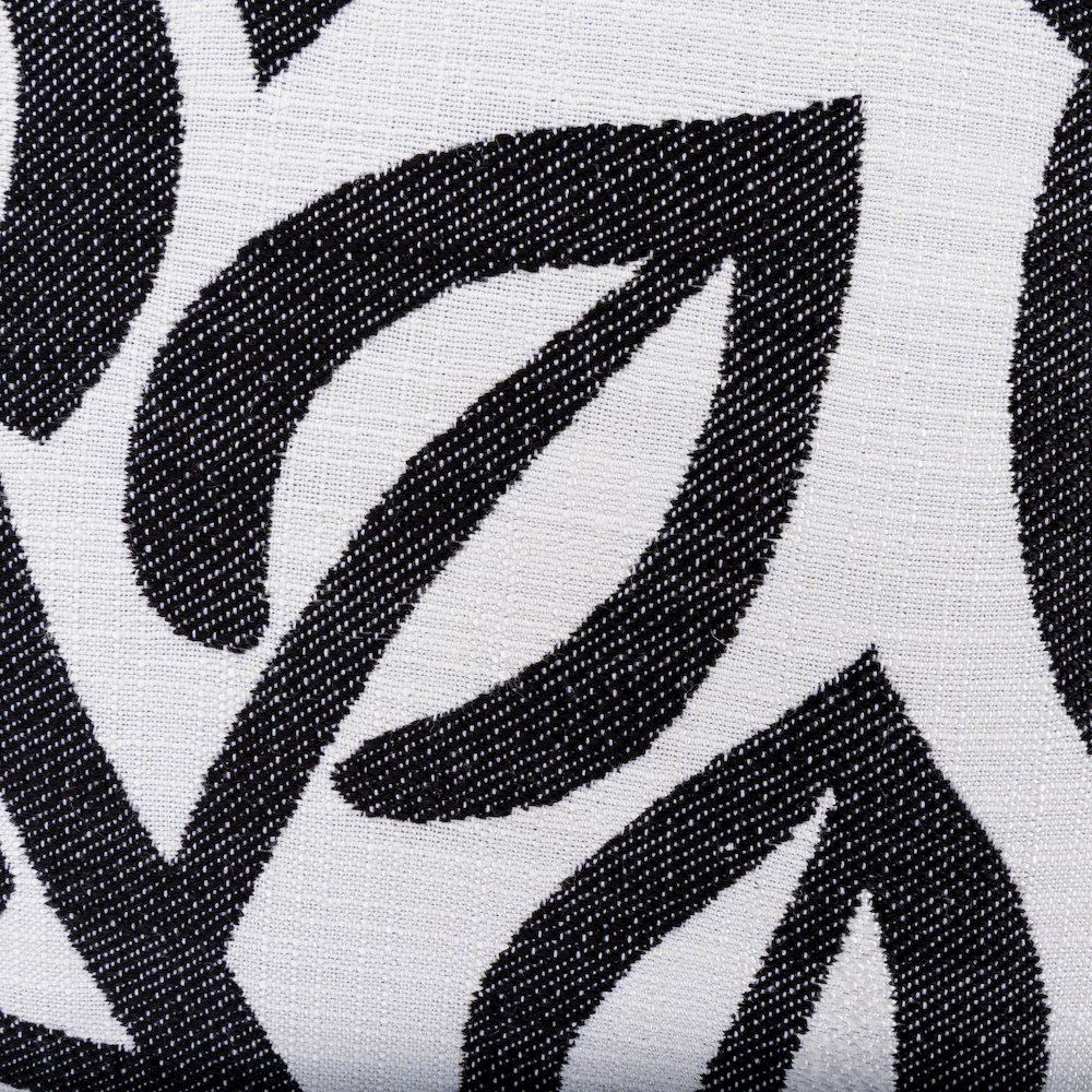 Uptown Downtown Ardent 20" Square Throw Pillow, Set of 2 - Black/White. Picture 3