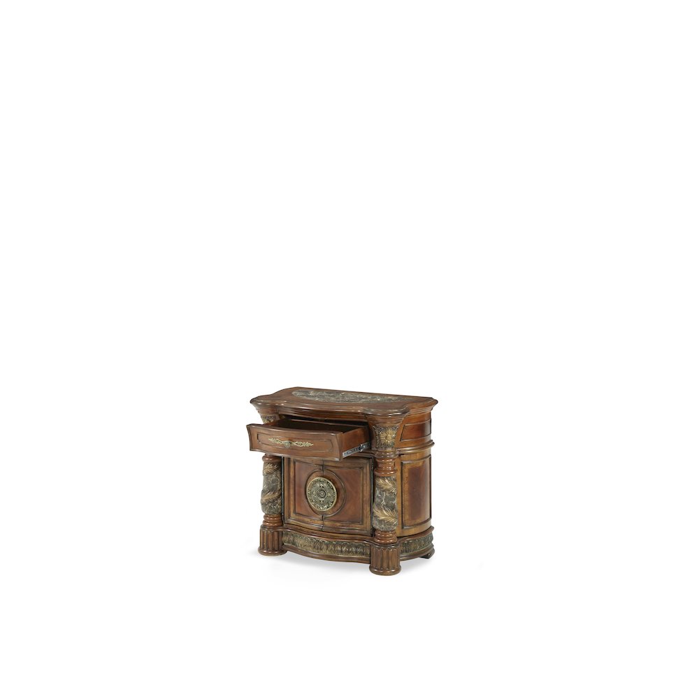 Villa Valencia Bedside Chest - Classic Chestnut. Picture 13