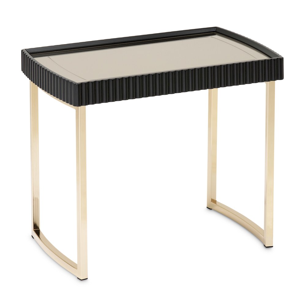 Lisbon Nesting Tables, Set of 3 - Silken Matte Black. Picture 9