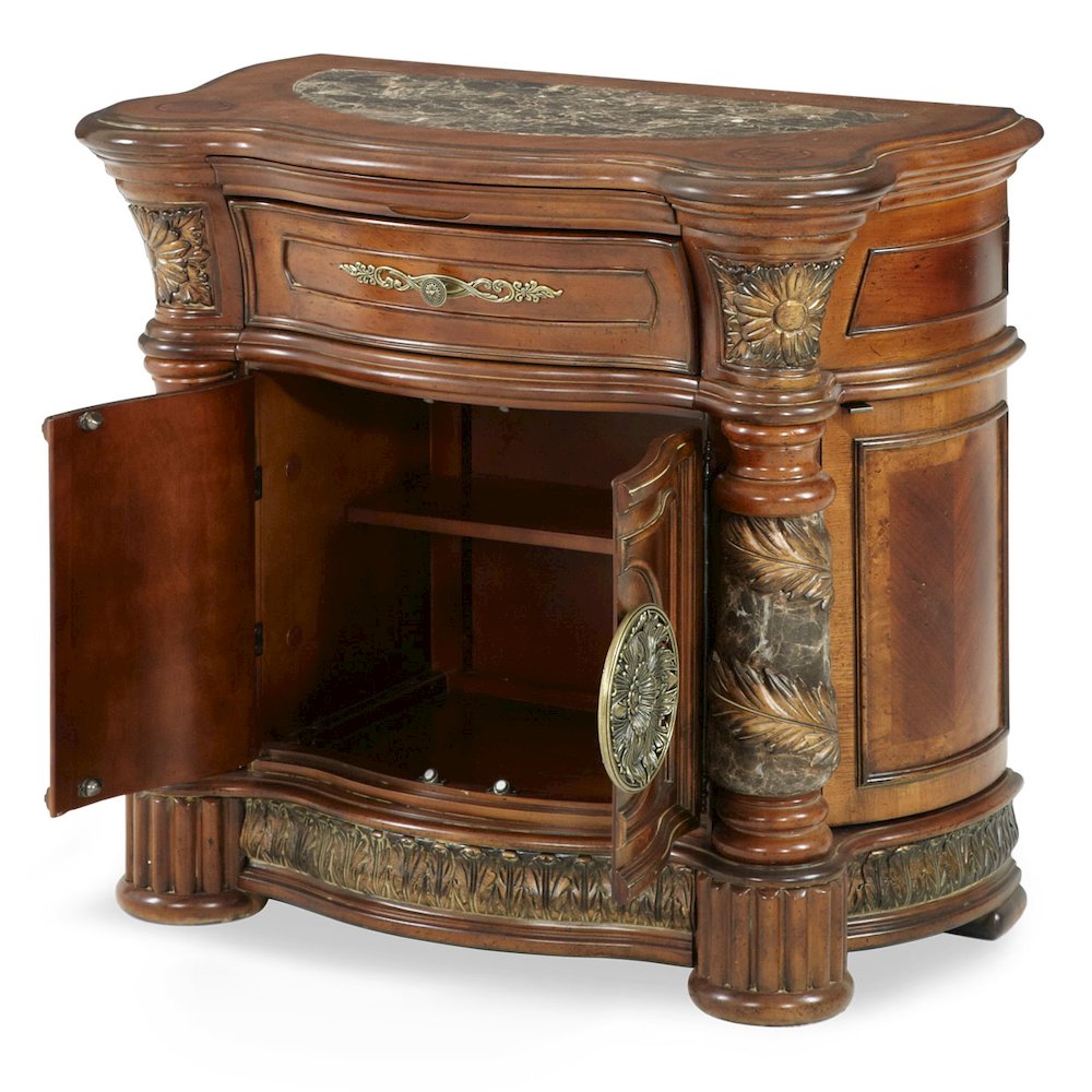 Villa Valencia Bedside Chest - Classic Chestnut. Picture 7