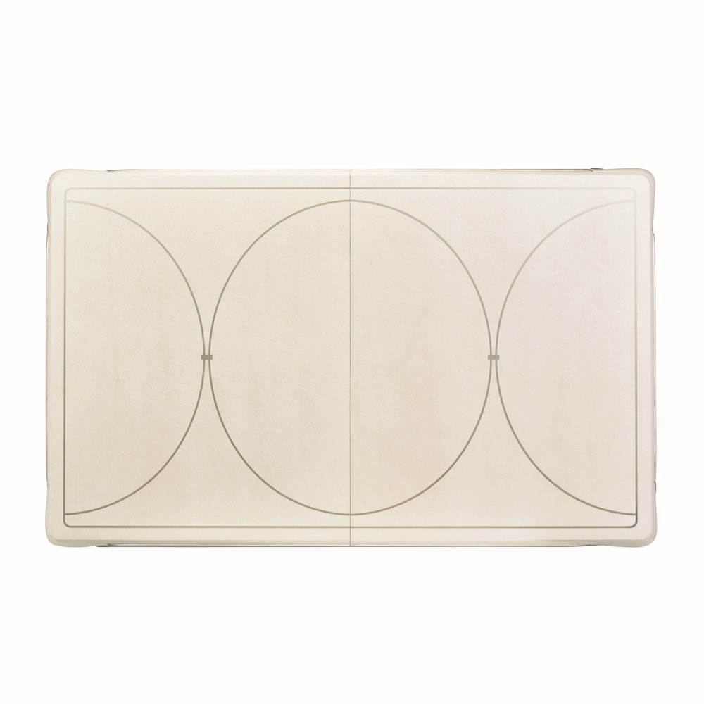 London Place Rectangular Dining Table - Creamy Pearl. Picture 3