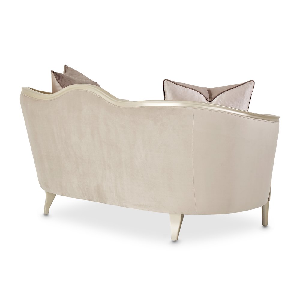 Villa Cherie Loveseat - Porcini/Hazelnut. Picture 5