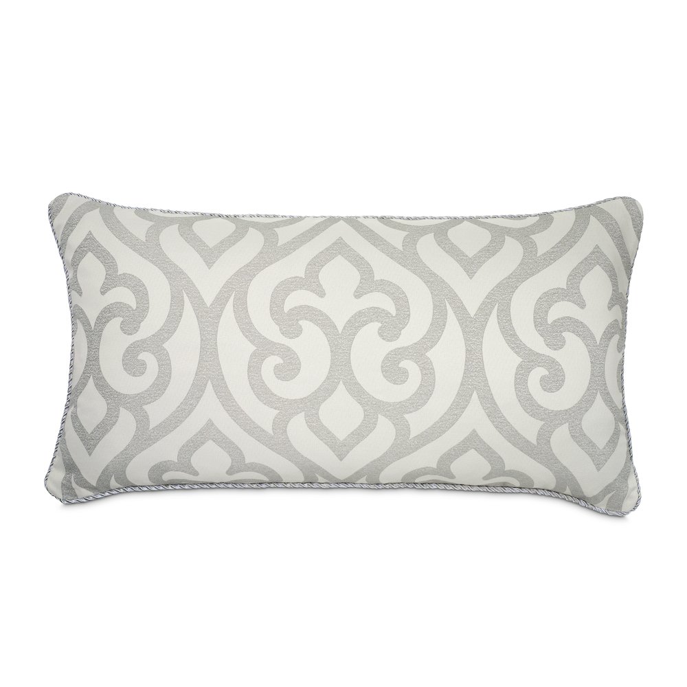 Canterbury 7-Piece Queen Comforter Set - Silver. Picture 5